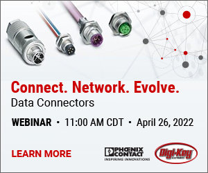 Digi-Key Electronics and Phoenix Contact to Host Data Connectors Webinar